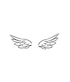 an image of two wings on a white background