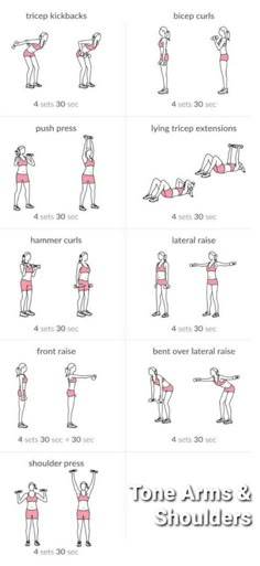 an exercise poster showing how to do the same exercises for each person in their life