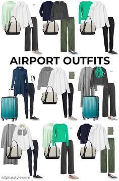 60s Airport, Stylish Airport Outfits, Plus Size Airport Outfit, Travel Outfit Plane Cold To Warm, Planning Vacation, Airport Outfit Winter, Plane Outfit, Comfy Airport Outfit, Comfortable Travel Outfit