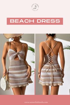 Woman Wearing Beach Dress Casual Beach Dresses, Casual Beach Dress, Beach Ready, Who Said, Beach Dresses, Beach Dress, Summer Looks, At The Beach, Summer Casual