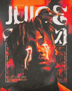 a man with dreadlocks on the cover of a magazine