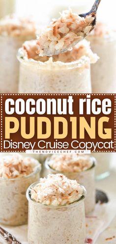 easy dessert recipes Coconut Rice Pudding Recipe, Instant Pot Coconut Rice, Creamy Coconut Rice, Novice Chef