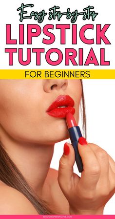 Discover a mind-blowing lipstick tutorial with lipstick hacks for beginners! Learn how to apply lipstick with easy, step-by-step instructions. This lip makeup tutorial offers lipstick tips and beginners step by step guidance to achieve perfect lips. Check out this super beginner-friendly step-by-step lipstick tutorial on the website for more lip care tricks! Pink People, Lipstick Tips, Perfect Lipstick Shade, Apply Lipstick, Lipstick Hacks, Lipstick Tutorial, Hacks Every Girl Should Know, Perfect Lipstick, Lip Makeup Tutorial