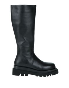 leather, no appliqués, solid color, leather lining, zipper closure, round toeline, flat, rubber cleated sole, contains non-textile parts of animal origin , Color: Black , Size: 5 Womens Knee Boots, Jeffrey Campbell Boots, Jeffrey Campbell, Rubber Rain Boots, Riding Boots, Knee Boots, Black Boots, Black Women, Shoe Boots