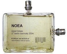 a bottle of noea cologne sitting on top of a table