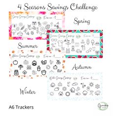 four seasons sayings challenge for spring and winter