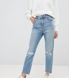 How to style mom jeans. How to wear mom jeans. Mom jeans outfit. Casual fall outfits for women 2021. #momjeansoutfit #jeans #ad Slim Mom Jeans, Cropped Wide Leg Jeans, Jean Vintage, Cropped Flare Jeans