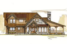 this is an artist's rendering of the house