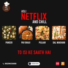 the poster for asli netflix and chilli to isi ke sath hai