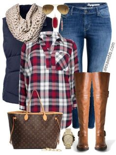 Plus Size Plaid Shirt Outfit - Plus Size Fashion for Women - alexawebb.com #alexawebb Plaid Shirt Outfit, Plaid Shirt Outfits, Look Jean, Look Plus Size, Plus Size Fashion For Women, Look Plus, Curvy Fashion, Womens Fashion Casual