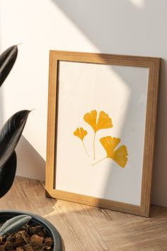 Gold Ginkgo Leaf Print Japandi wall Art botanical print Ginko Print cottagecore art Pressed Plant Art ginkgo biloba japanese ginkgo tree gallery wall art pressed leaves art Ginkgo Leaf Decor, Ginkgo Leaf Art, Ginkgo Decor, Gingko Leaf Art, Gingko Art, Ginko Leaves, Coloring Posters, Japandi Wall, Leaf Curtains