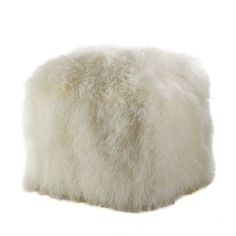 a white sheepskin hat on a white background