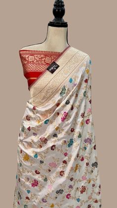 Ektara Pure Katan Silk Banarasi Handloom Saree - All over kadiyal Jaal work Traditional Pre-draped Saree With Meenakari For Ceremonies, Multicolor Semi-stitched Pre-draped Saree For Traditional Ceremonies, Traditional Pre-draped Meenakari Saree In Dola Silk, Multicolor Pre-draped Saree With Motifs For Puja, Multicolor Motif Pre-draped Saree For Puja, Festive Multicolor Katan Silk Pre-draped Saree, Multicolor Pre-draped Saree With Zari Weaving, Eid Multicolor Pre-draped Saree With Meenakari, Traditional Festive Jamawar Pre-draped Saree