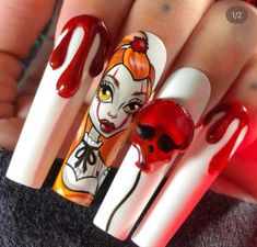 Pennywise Nails, The It Girl, Nail Pen, September Nails, Professional Manicure, Nail Drills, Nail It