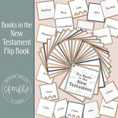 books in the new testament flip book