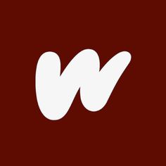 the w logo on a red background