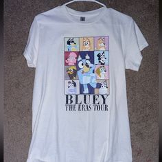 Bluey X Eras Tour Shirt Size Small Never Worn Brand New Bluey Shirt, Eras Tour Shirt, Royal Blue Shirts, Fishing Shorts, Carhartt Womens, Shirts For Teens, Tour Shirt, Sleeves (women), Eras Tour