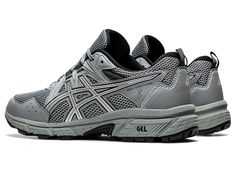 Women's GEL-VENTURE 8 | Sheet Rock/Pure Silver | Trail Running Shoes | ASICS Sheet Rock, Running Shoes Asics, Neutral Cushions, Shoes Asics, Shin Splints, Asics Running Shoes, Lower Leg, Trail Running Shoes, New City