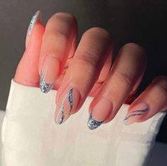 Nail Vibes, Hello Nails, Formal Nails, Winter Blue, Classy Acrylic Nails, Blue Nail Designs, Snowflake Nails, Blue Nail