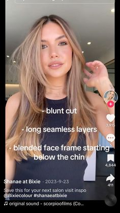 Haircut inspo ✨ Long Face Framing Layers Short Hair, One Length Hair With Face Framing Layers, Cute Face Frame Haircuts Long Hair, Soft V Haircut, Layers For Fine Long Hair, Long Haircut With Layers Face Framing Thick Hair Straight, Jennifer Aniston Long Hair Layers, Blended Face Framing Layers, Hair Inspo Face Framing