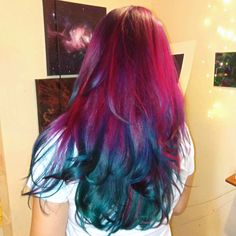 Oil Spill Hair, Red Hair Looks, High Fashion Hair, New Hair Do, Cute Hair Colors, Dye Ideas, Multicolored Hair, Oil Spill