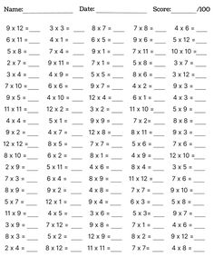 printable worksheet to help students learn how to use the numbers for math practice