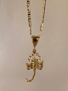 The Scorpion Necklace | SPARROW Gold Scorpion Ring, Scorpio Pendant, Scorpio Jewelry, Scorpio Necklace, Scorpion, Rhodium Plated, Choker Necklace, Diamond Cuts, Statement Necklace