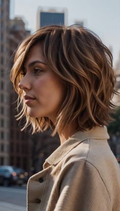 Medium To Short Curly Haircuts, Haircuts For Fine Hair Square Face, Haircuts For High Hairline Women, Plus Size Long Pixie Haircut, Medium Bob Haircut For Fine Hair Shoulder Length Over 50, Short Hair Cuts For Oval Faces Women, Mom Cut Oval Face, Hot Mom Haircut, Messy Bob Haircut