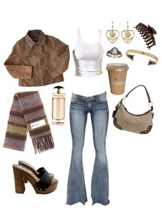 Summer To Autumn, Downtown Outfits, All Jeans, To Autumn, 2000s Fashion Outfits, Moda Vintage, 2000s Fashion