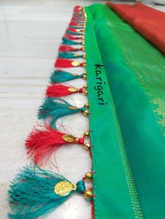 Kongu Designs, Saree Kutch, Saree Kuchulu, Tassels Designs, Saree Pallu, Kuchu Designs