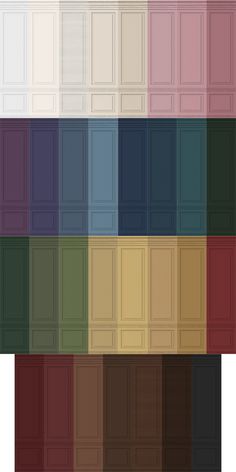 an image of the colors of doors