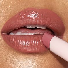 Hyaluronic Acid-infused hydrating LIPSTICK BALM in my ICONIC nude-pink Pillow Talk shade! Wedding Lipstick, Wedding Lips, Magic Lipstick, Pillow Talk Lipstick, Color Lip Balm, Hydrating Lipstick, Magical Makeup, Rose Lipstick, Makeup Gift Sets