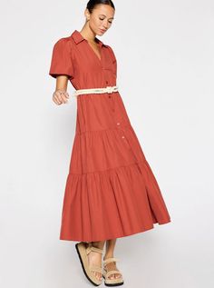 In a sophisticated, signature Brochu Walker silhouette, our Havana Dress in a rich red hue is assured to be the dress of the summer. Brochu Walker Havana Dress, Dress Construction, Havana Dress, Bra Alternatives, Brochu Walker, Wedding Attire Guest, Scarf Sale, Easy Breezy, Navy Dress