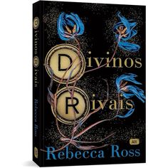 a book with blue flowers on it and the title divinos rivalis