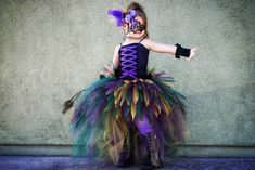 Pageant Halloween Costume, Mardi Gras Tutu, Poppy Costume, Peacock Tutu, Peacock Skirt, Purple Tutu Dress, Feather Tutu, Tutu Style