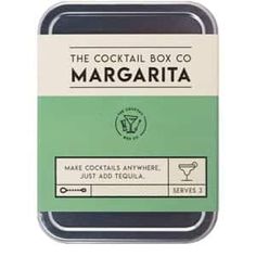 the cocktail box co margarita tin