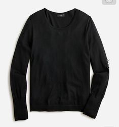 NEW with tag attached Size XXS Fitted. Hits at hip. Body length: 23"' Sleeve length: 30 1/2" From J.Crew: “Meet our new go-to crewneck sweater. A best-of-both-worlds silhouette, it combines the ease of your favorite tee with a polished, slightly nipped-in waist for an extra-flattering fit. Plus, it's crafted in our signature lightweight, luxe merino wool.” 84% merino wool/15% polyamide/1% elastane bottom. Machine wash • Item BJ593. Pet/smoke-free Camel Wool Coat, Classic Wardrobe Essentials, Classy Yet Trendy, Jcrew Sweater, Classic Wardrobe, Merino Wool Sweater, Halle, Crewneck Sweater, Wool Coat