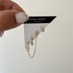 Come close, it’s all yours | Shani Jacobi Jewelry Earring Sets, Step Up, Crystal Earrings, Different Styles, Statement Earrings, Gold Earrings, Arrow Necklace