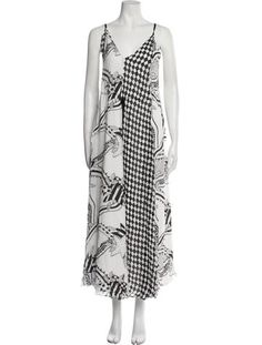 Sass & Bide Tent DressBlackPrintedSleeveless with V-NeckFit:Dresses by Not Accepted typically fit true to size. Sass And Bide Dress, Printed Long Dress, Sass Bide, Printed Long Dresses, Vintage Holiday Dress, Holiday Dresses, Sweater Accessories, Handbags On Sale, Sneakers For Sale