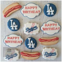 Dodger Cookies, Cutout Cookie, Sugar Cookie Decorating