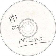 a cd with writing on it that says,'my plan must be made '