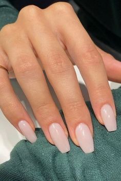 Simple Elegant Neutral Nails, Chic And Classy Nails, Nice Neutral Nails, Trendy Neutral Nails Acrylic, Classy French Tip Nails Medium, Chiffon Nail Color, Soft Pink White Nails, Perfect Almond Nails, Fresh Set Acrylic Nails