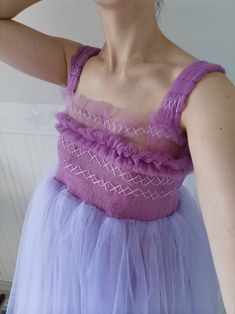 Crossy Purple Tulle Dress With Cross Thereads on It/ Tulle - Etsy Serbia Purple Tulle Dress, Purple Tulle, Eve Dresses, Most Beautiful Dresses, Dress Purple, Festival Dress, Halloween Dress, Birthday Dresses, Couture Dresses