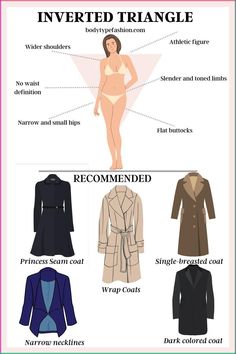 Inverted Triangle Body Shape Fashion, Inverted Triangle Body Shape Outfits, Triangle Body Shape Fashion, Inverted Triangle Fashion, Triangle Body Shape Outfits, Body Shapes Women, Inverted Triangle Outfits, Rome Outfits, Coat Styles