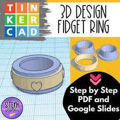 3d design fidget ring step by step and google slides