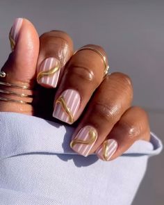 Short Nail Designs Diamonds, Funny Nails, Lady Nails, Biab Nails, Bday Nails, Solar Nails, Overlay Nails, Nails Collection, Manicure Designs