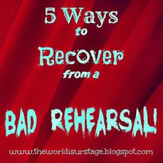 a red background with the words 5 ways to recover from a bad refreshal