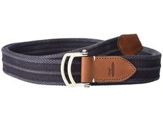 johnnie-O Brentwood Canvas Web Belt - Men's Belts : Black : A casual and colorful belt for every occasion. The Johnnie-O Brentwood Canvas Web Belt features a nickel plaited D-Ring and embossed logo on tab. Silver tone hardware. Washed canvas belt strap. Washed Calf leather tabs. Imported. Measurements: Width: 1 1 4 in Weight: 4 oz Product measurements were taken using size MD. Please note that measurements may vary by size. Casual Adjustable Leather Belt Buckles, Casual Leather Rope Belt, Casual Leather Belts And Suspenders, Casual Adjustable Brown Belts And Suspenders, Casual Brown Adjustable Belt, Tan Ankle Boots, Casual Belt, Belt Size, Embossed Logo