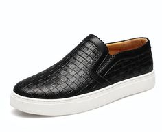 Men's Plaited Casual Slip-On - Zorket Black Slip-ons With Woven Sole And Round Toe, Casual Black Loafers With Perforated Toe Box, Black Slip-ons With Perforated Round Toe, Black Slip-ons With Perforated Toe Box, Black Slip-on Sneakers With Textured Sole, Black Low-top Sneakers With Woven Sole, Black Slip-on Loafers With Perforated Toe Box, Black Slip-on Sneakers With Woven Sole, Plaits