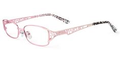 Rimless Eyeglasses, Pink Glasses, Metal Eyeglasses, Metal Glasses, Spring Hinge